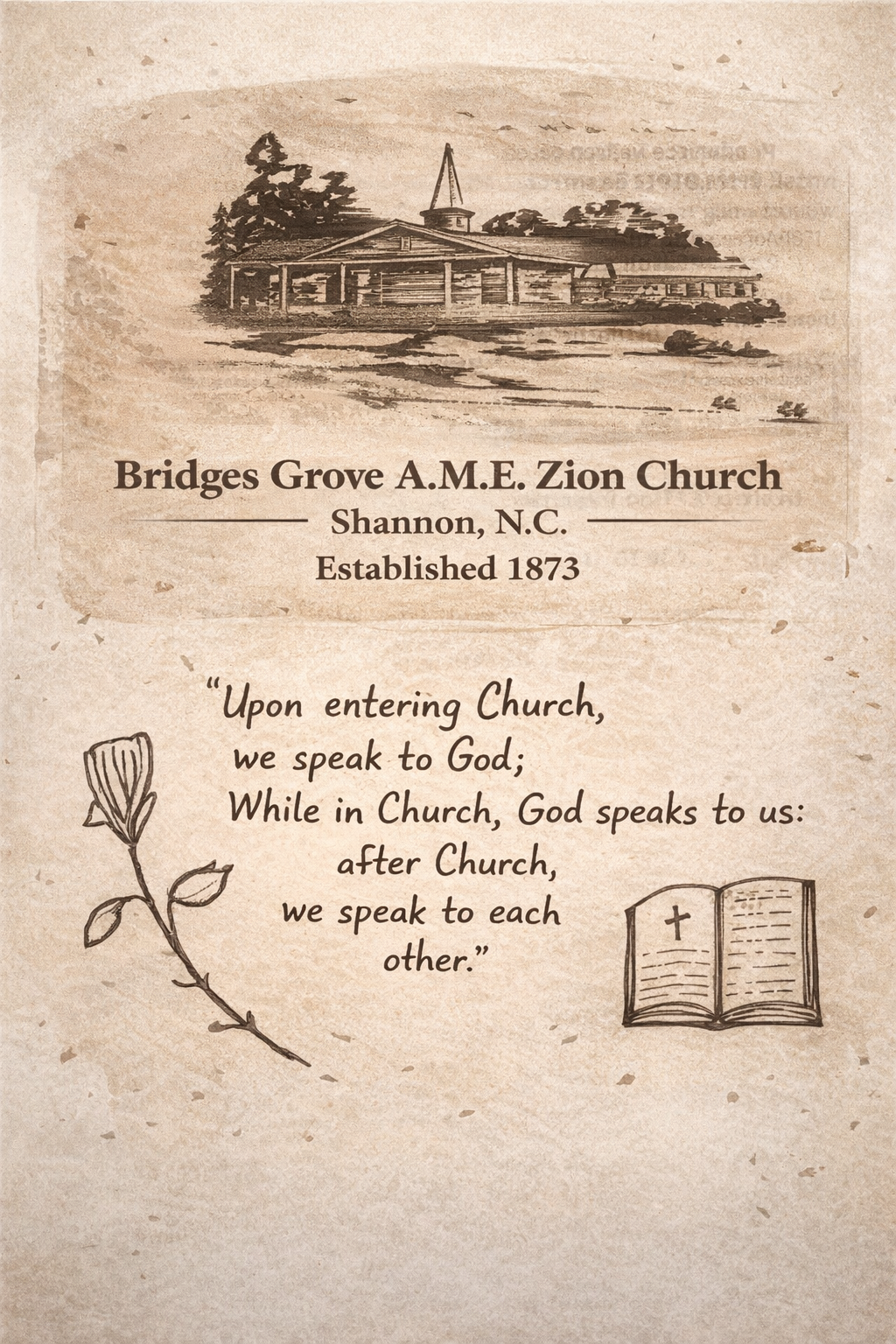 Bridges Grove heritage graphic